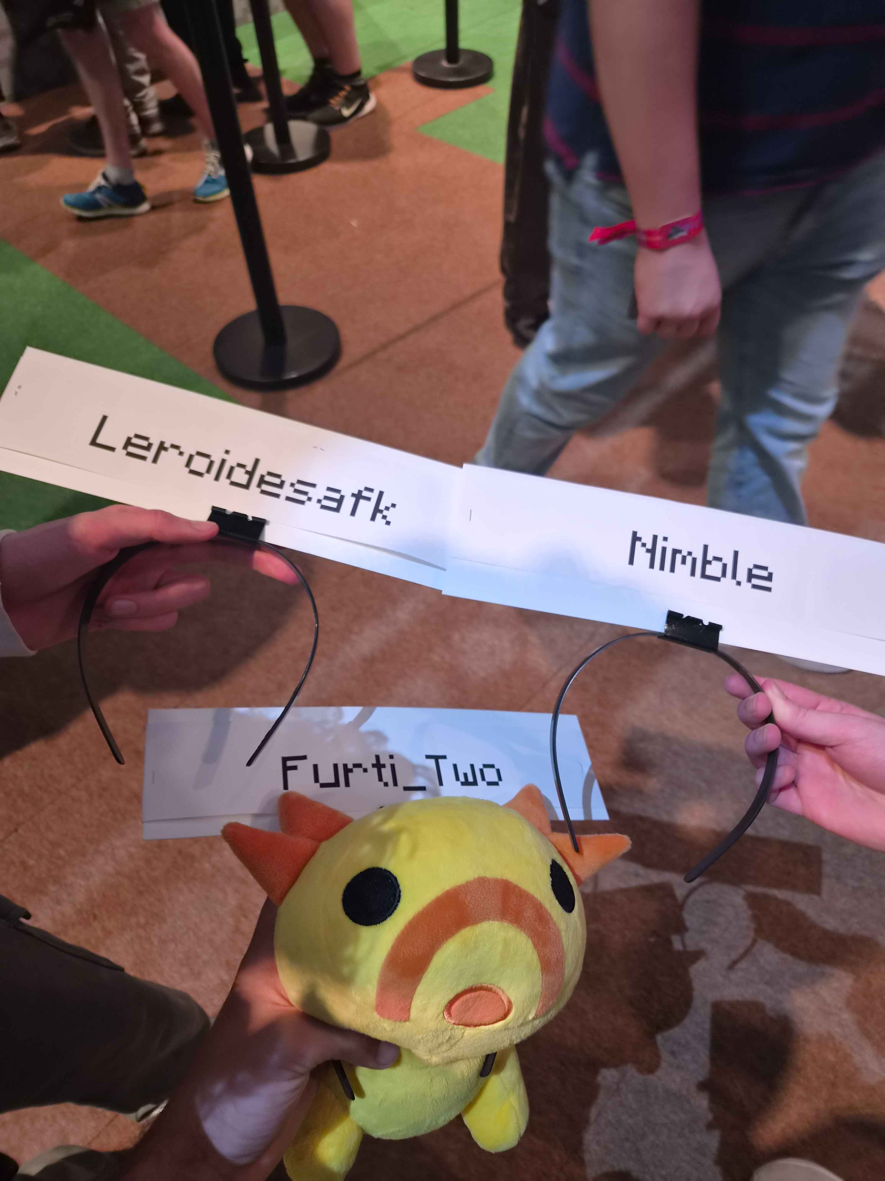 Minecraft username nameplate headbands